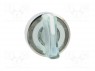 Switch: rotary; 1-position; 22mm; white; Illumin: LED; IP66; &Oslash;22mm