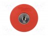Switch: emergency stop with key; 2-position; 22mm; red; IP66