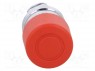 Switch: emergency stop with key; 2-position; 22mm; red; IP66