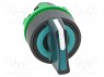 Switch: rotary; 1-position; 22mm; green; Illumin: LED; IP66; &Oslash;22mm