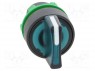 Switch: rotary; 1-position; 22mm; green; Illumin: LED; IP66; &Oslash;22mm
