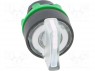 Switch: rotary; 2-position; 22mm; white; Illumin: LED; IP66; &Oslash;22mm