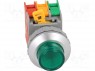 Switch: push-button; 1-position; NC + NO; 30mm; green; IP65; &Oslash;30mm