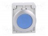 Switch: push-button; 1-position; 30mm; blue; none; IP67; -25&divide;70&deg;C