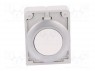 Switch: push-button; 1-position; 30mm; white; none; IP67; -25&divide;70&deg;C