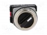 Switch: rotary; 2-position; NC + NO; 30mm; black; IP56; Positions: 2