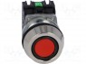 Switch: push-button; 1-position; NC + NO; 30mm; red; IP66; -15&divide;30&deg;C