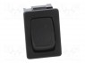ROCKER; SPDT; Положения: 3; (ON)-OFF-(ON); 6A/250ВAC; IP40; 100мОм
