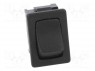 ROCKER; SPDT; Положения: 3; (ON)-OFF-(ON); 6A/250ВAC; IP40; 100мОм