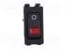 ROCKER; DPST; Положения: 2; OFF-ON; 16A/250ВAC; черный; IP40; 100мОм