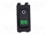 ROCKER; DPST; Положения: 2; OFF-ON; 16A/250ВAC; черный; IP40; 100мОм