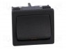 ROCKER; DPST; Положения: 2; OFF-ON; 12A/250ВAC; черный; IP40; 100мОм