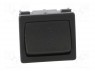 ROCKER; DPDT; Положения: 2; OFF-ON; 6A/250ВAC; черный; IP40; 100мОм