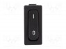 ROCKER; SPST-NO; Положения: 2; OFF-ON; 20A/250ВAC; черный; IP40