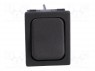 ROCKER; DPDT; Положения: 2; ON-ON; 16A/250ВAC; черный; IP40; 100мОм