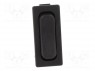 ROCKER; SPDT; Положения: 3; ON-OFF-ON; 6A/250ВAC; черный; IP40