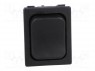 ROCKER; DP3T; Положения: 3; (ON)-OFF-(ON); 6A/250ВAC; черный; IP40