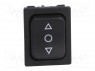 ROCKER; DP3T; Положения: 3; (ON)-OFF-(ON); 6A/250ВAC; черный; IP40