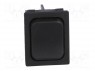 ROCKER; DP3T; Положения: 3; ON-OFF-ON; 16A/250ВAC; черный; IP40