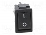 ROCKER; DPST; Положения: 2; OFF-ON; 4A/250ВAC; черный; IP40; 100мОм