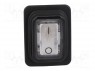 ROCKER; DPST; Положения: 2; OFF-ON; 20A/250ВAC; белый; 100мОм