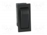 ROCKER; SPST; Положения: 2; OFF-ON; 16A/250ВAC; черный; отсутствует