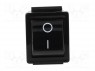 ROCKER; DPST; Положения: 2; OFF-ON; 16A/250ВAC; черный; отсутствует