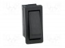 ROCKER; SPST; Положения: 2; (ON)-OFF; 16A/250ВAC; черный