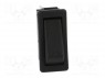 ROCKER; SPDT; Положения: 2; ON-ON; 16A/250ВAC; черный; отсутствует