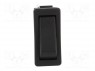 ROCKER; SP3T; Положения: 3; ON-OFF-ON; 16A/250ВAC; черный