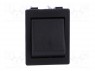 ROCKER; DPDT; Положения: 2; ON-(ON); 16A/250ВAC; черный; Серия: 1550