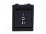 ROCKER; DP3T; Положения: 3; ON-OFF-ON; 16A/250ВAC; 20A/28ВDC