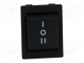 ROCKER; DP3T; Положения: 3; (ON)-OFF-(ON); 16A/250ВAC; 20A/28ВDC