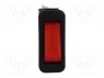 ROCKER; SPST; Положения: 2; OFF-ON; 16A/250ВAC; красный; -25÷85°C