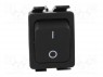 ROCKER; DPST; Положения: 2; OFF-ON; 16A/250ВAC; 20A/28ВDC; черный