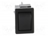 ROCKER; DPST; Положения: 2; OFF-ON; 10A/250ВAC; 10A/28ВDC; черный