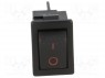 ROCKER; DPST; Положения: 2; OFF-ON; 10A/250ВAC; 10A/28ВDC