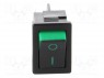 ROCKER; DPST; Положения: 2; OFF-ON; 10A/250ВAC; 10A/28ВDC