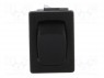 ROCKER; SPST; Положения: 2; OFF-ON; 10A/250ВAC; 10A/28ВDC; черный