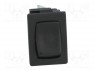 ROCKER; SPDT; Положения: 2; ON-ON; 10A/250ВAC; 10A/28ВDC; черный