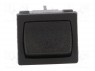 ROCKER; DPDT; Положения: 2; ON-ON; 10A/250ВAC; 10A/28ВDC; черный