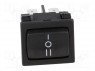 ROCKER; DP3T; Положения: 3; ON-OFF-ON; 10A/250ВAC; 10A/28ВDC