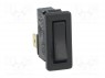 ROCKER; SPST; Положения: 2; OFF-ON; 10A/250ВAC; черный; отсутствует