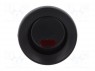 ROCKER; SPST; Положения: 2; ON-OFF; 3A/250ВAC; черный; LED; -10÷55°C