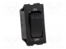 ROCKER; SPST; Положения: 2; OFF-ON; 16A/250ВAC; черно-красный