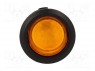 ROCKER; SPST; Положения: 2; OFF-ON; 20A/14ВDC; желтый; LED 14ВDC