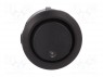 ROCKER; SP3T; Положения: 3; ON-OFF-ON; 20A/14ВDC; черный; 50мОм