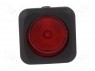 ROCKER; SPST; Положения: 2; OFF-ON; 25A/12ВDC; красный; 50мОм