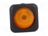 ROCKER; SPST; Положения: 2; OFF-ON; 25A/12ВDC; желтый; 50мОм