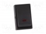 ROCKER; SPST; Положения: 2; OFF-ON; 25A/12ВDC; красный; 50мОм